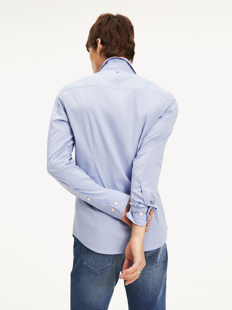Camisa-de-algodon-elastico-y-corte-slim