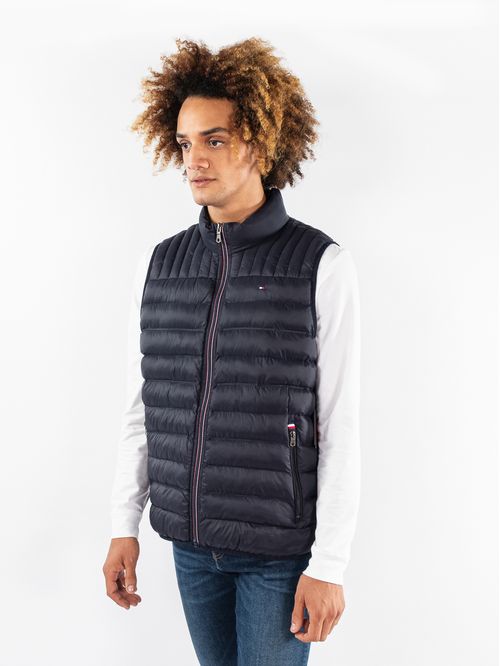 CHALECO C/E LT WGHT QUILTED VEST TRIBLOCK