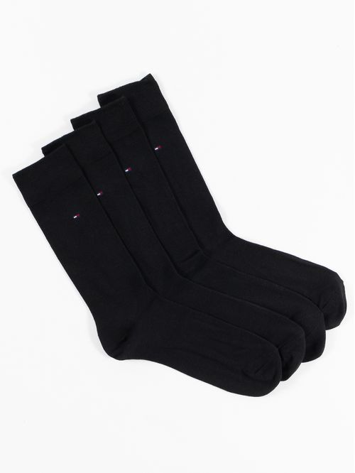 MEDIAS MENS 4PACK SOLIDS DRESS CREW
