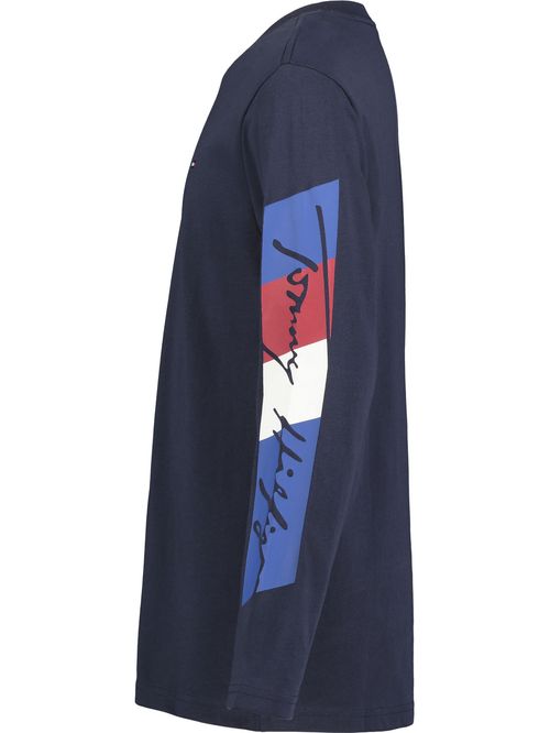 CAMISETA SCRIPT FLAG SLV LS TEE