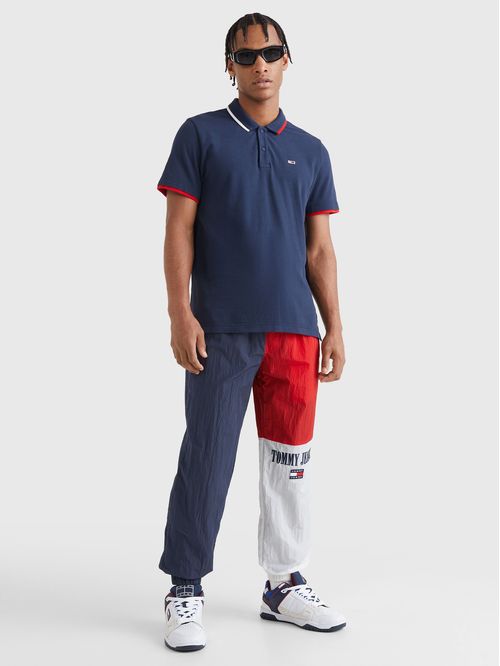 POLO TJM REG FLAG NECK POLO