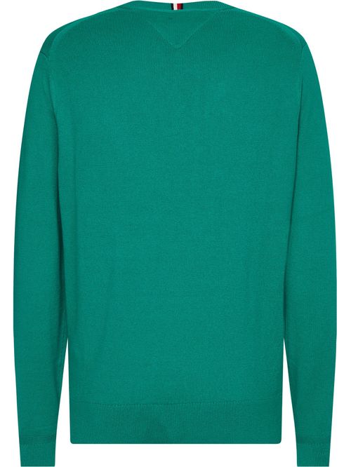 SWEATER PIMA ORG CTN CASHMERE V NECK