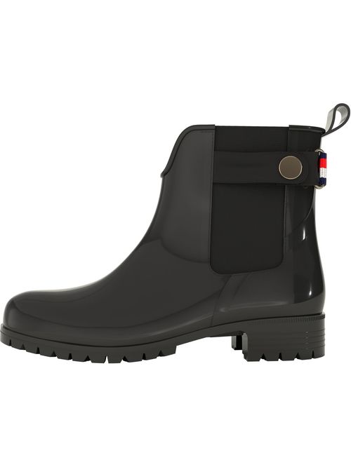BOTIN ANKLE RAINBOOT WITH METAL DE
