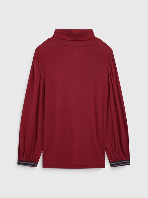 CAMISETA MONOGRAM TURTLE NECKTOP L/S