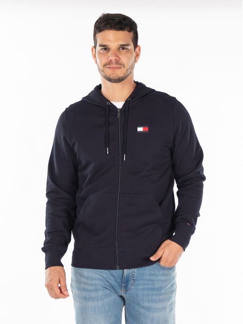 SWEATSHIRT IM LOGO HWK ZIP THRU HOODIE