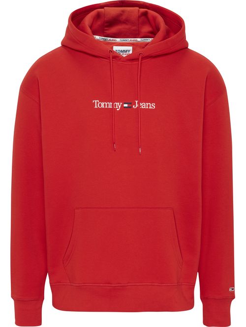 SWEATSHIRT TJM REG LINEAR HOODIE