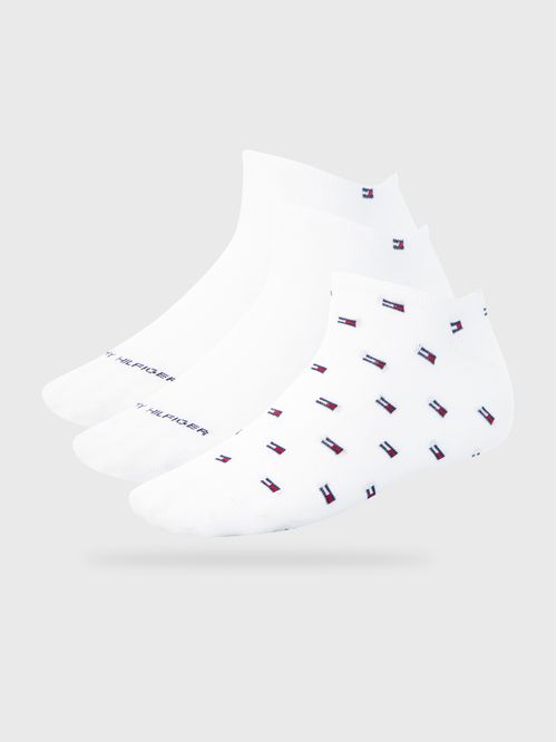 MEDIAS MENS 3PACK ALL OVER FLAT NO SHO