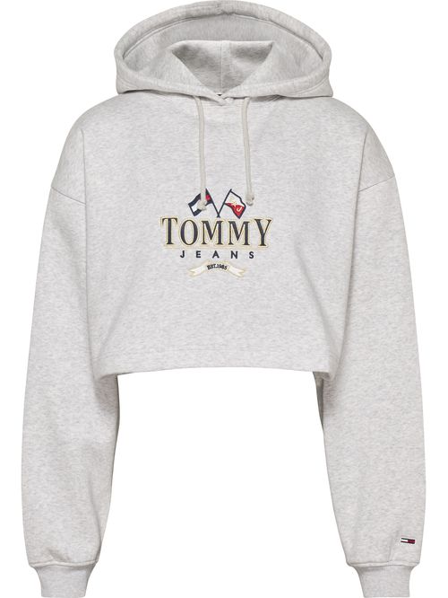 SWEATSHIRT TJW SUPER CROP MDRN PRP 1 HOO