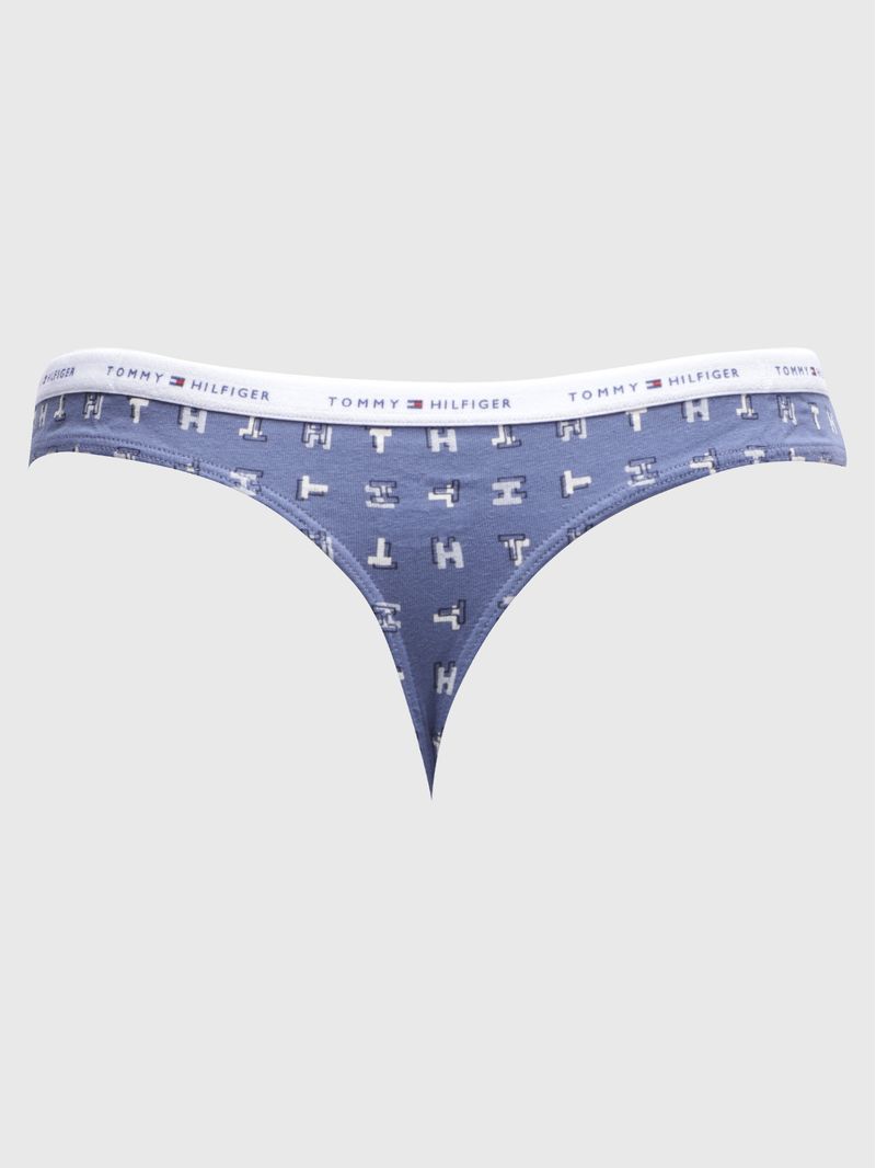 CALZON CLASSIC COTTON LOGO THONG