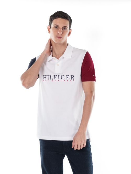 POLO M BRANDED COLORBLOCK REG POLO