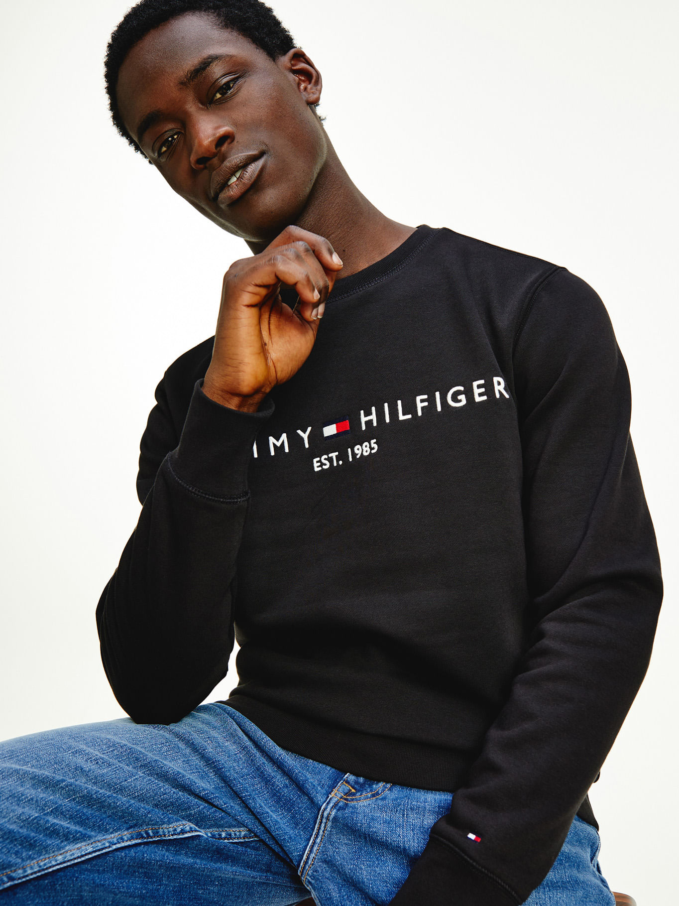 Polera manga larga tommy hilfiger online hombre