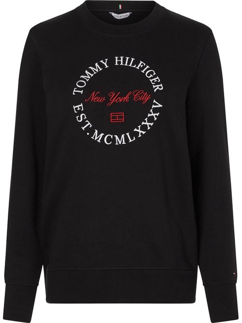 SWEATSHIRT IM REG PRINTMIX RND C-NK SWTS