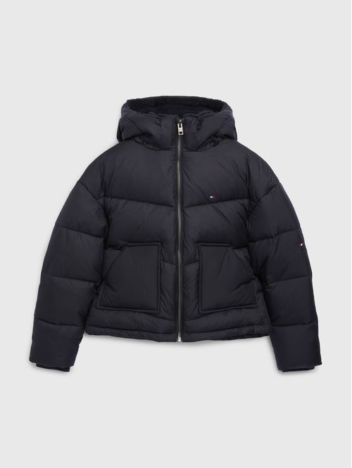 CASACA CHEVRON TEDDY LINED PUFFER S NIÑA