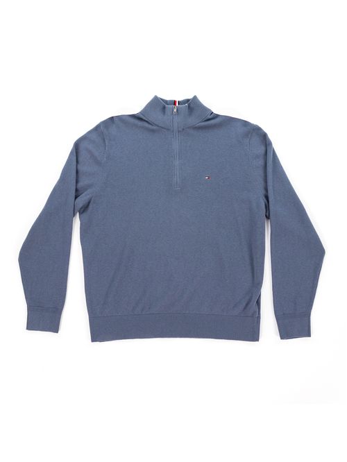 SWEATER ES-PIMA ORG CTN CASHM ZIP MOC