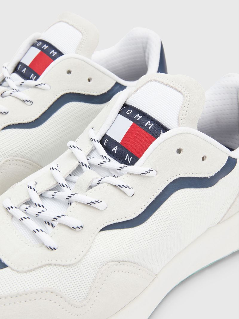 Zapatilla Tommy Hilfiger Tommy Jeans Runner Outsole Blanco