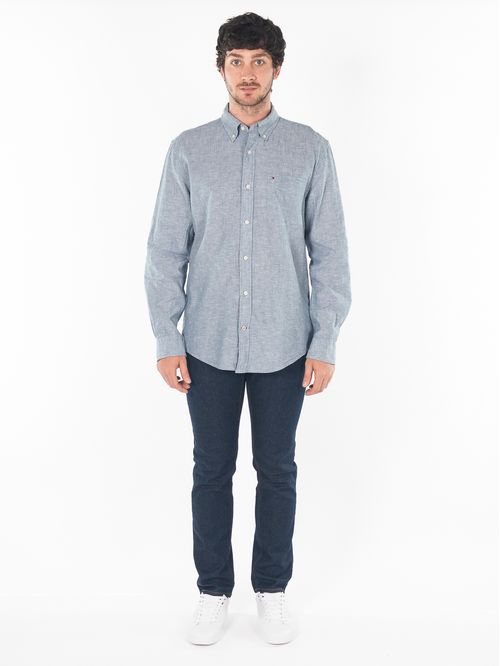 CAMISA M/L PORTER COTTON LINEN LS CF