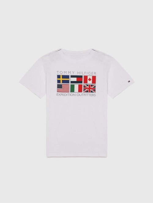 Camiseta reflectante banderas - Adaptive Niño
