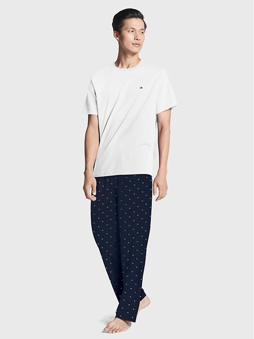 PIJAMA SS CREW W. POPLIN PANT