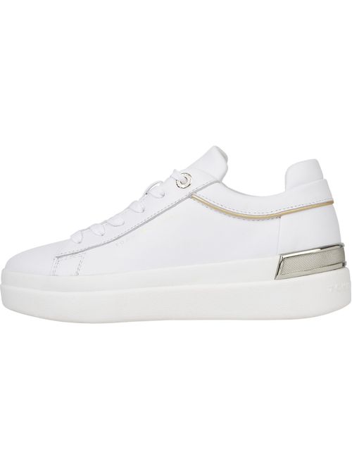 Choclo tenis casual urbano dama blanco piel Tommy Hilfiger modelo 43YB