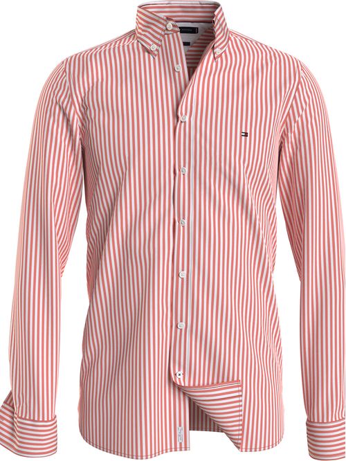 CAMISA M/L  LINEN STRIPE SF SHIRT