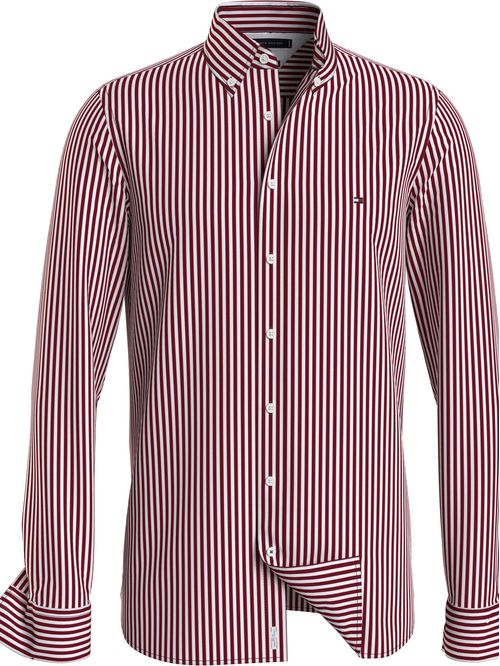 CAMISA M/L  LINEN STRIPE SF SHIRT