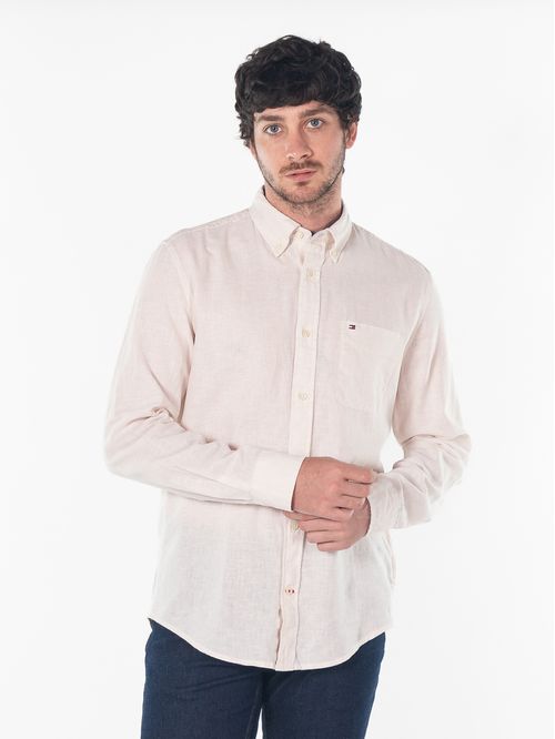 CAMISA M/L PORTER COTTON LINEN LS CF