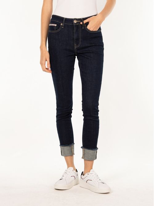 JEAN CUFF SKINNY JEANS