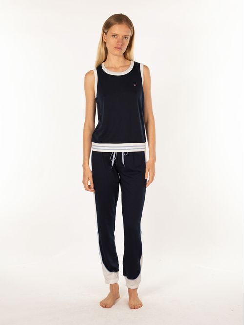 PIJAMA TH COLORBLOCK TANK CUFFED PANT