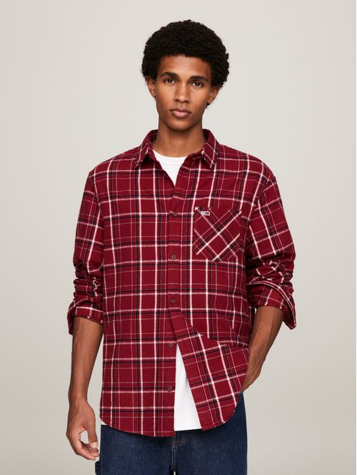 CAMISA TJM CLSC CHECK POCKET SHIRT