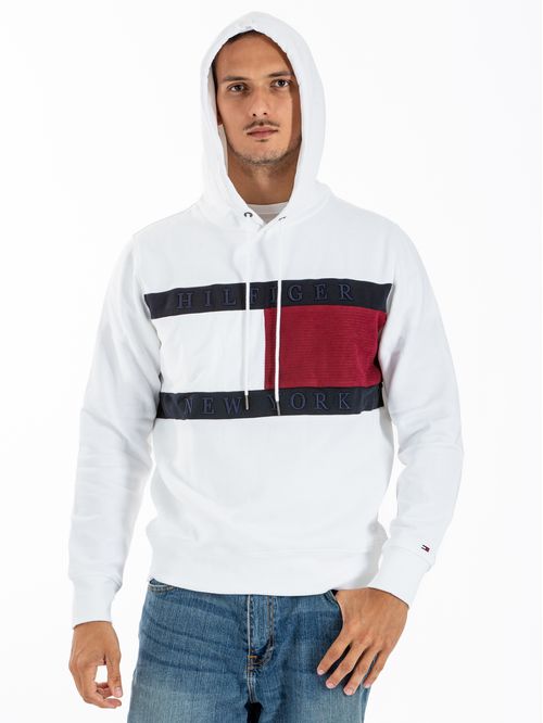 SWEATSHIRT M STRUCTURE FLAG HOODY