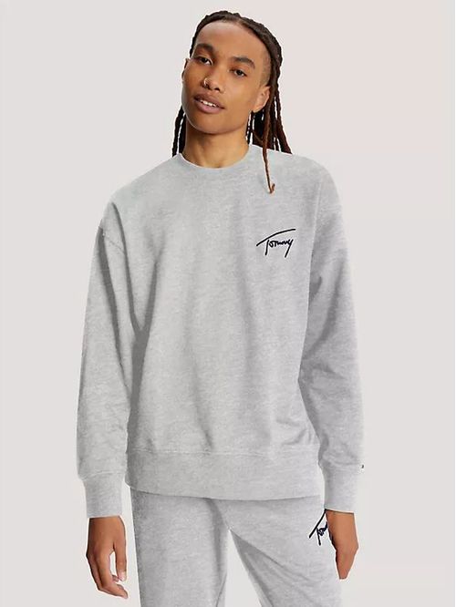 SWEATSHIRT M TJM TOMMY SIGNATURE CREW