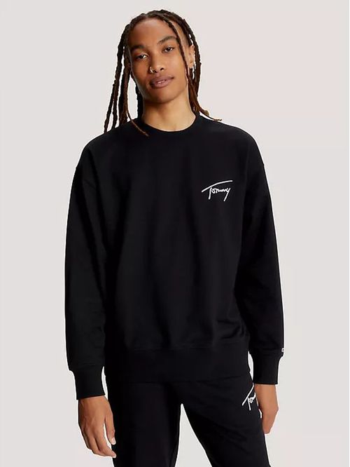 SWEATSHIRT M TJM TOMMY SIGNATURE CREW