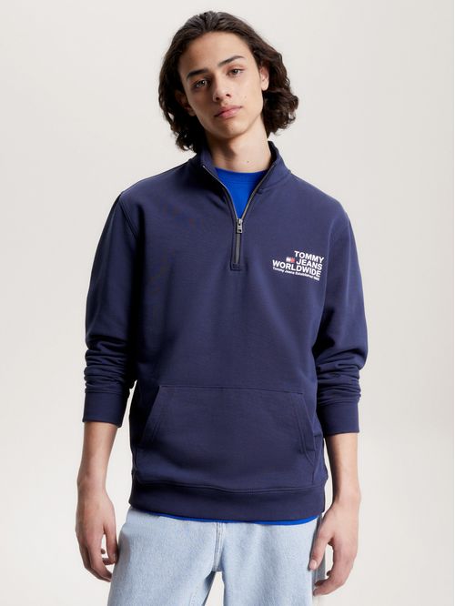 SWEATSHIRT TJM REG ENTRY GRAPHIC HALF-ZIP