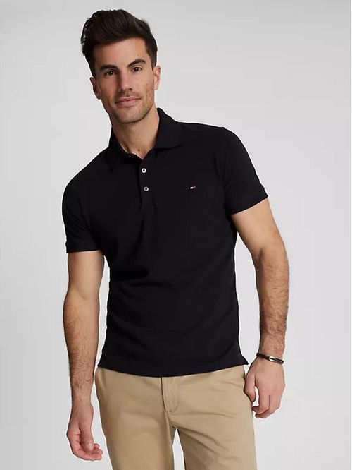 POLO M/C M STRETCH SLIM FIT TOMMY S/S P