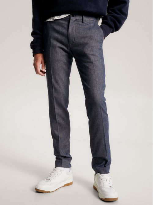 PANTALON BLEECKER FAKE SOLID WOOL LOOK