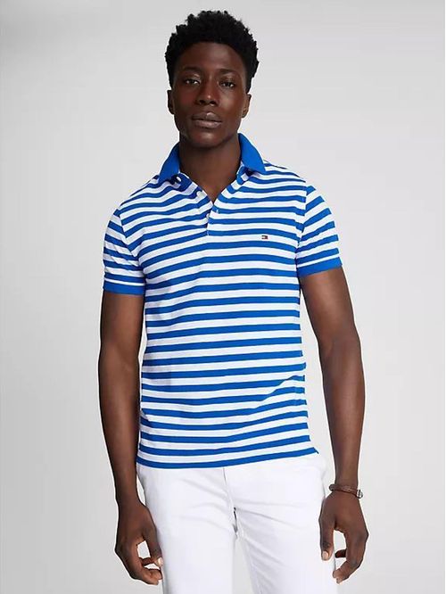 POLO M WCC STRIPE SLIM POLO