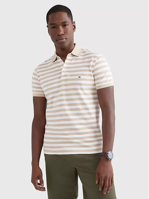 POLO M WCC STRIPE SLIM POLO