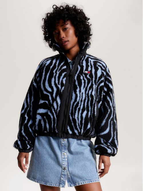 CASACA TJW ZEBRA SHERPA JACKET