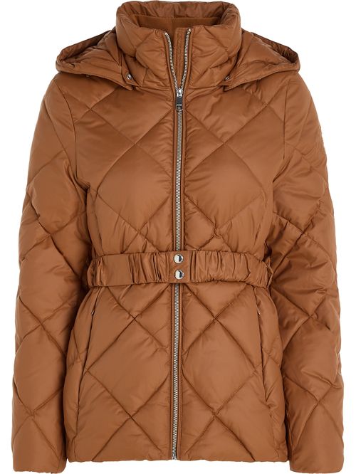CASACA ELEVATED BELTED QUILTED JACKET
