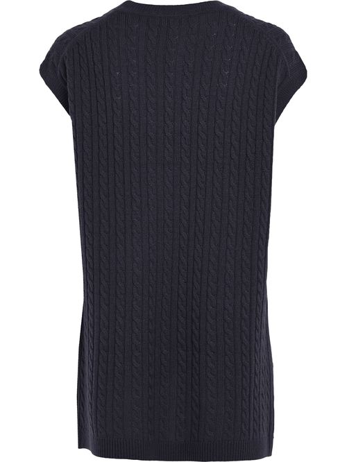 CHALECO IM SOFT WOOL AO CABLE VEST