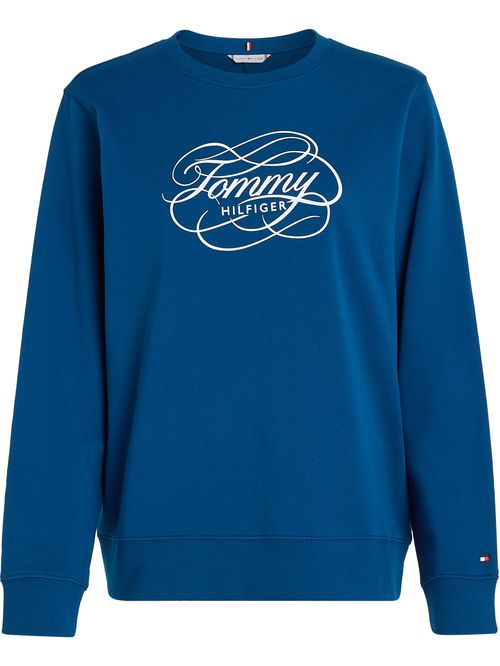 SWEATSHIRT IM REG TOMMY SCRIPT SWEATSHIRT