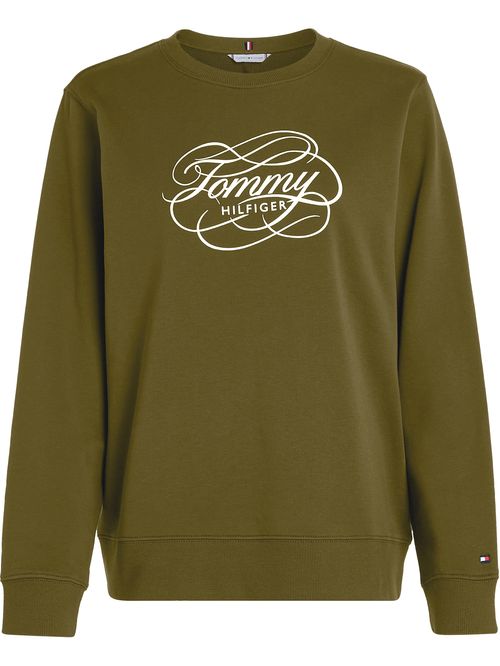 SWEATSHIRT IM REG TOMMY SCRIPT SWEATSHIRT