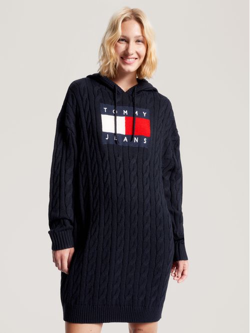 VESTIDO TJW CABLE FLAG HOODIE DRESS