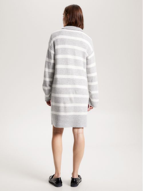 VESTIDO SOFT WOOL POLO DRESS