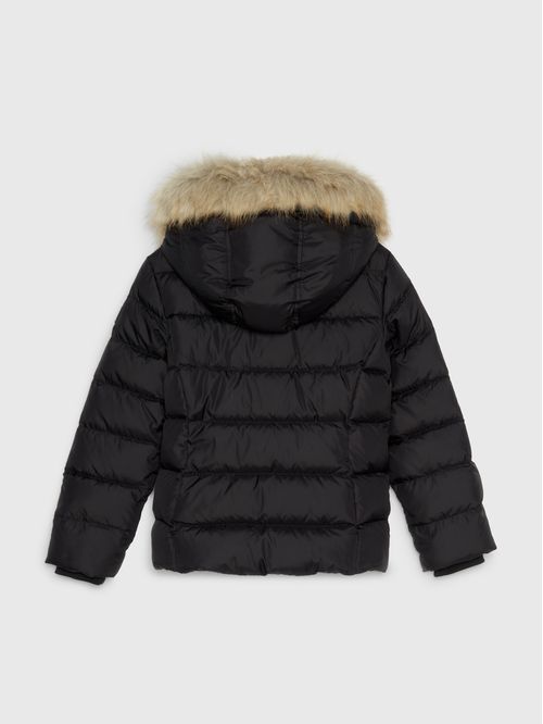 CASACA ESSENTIAL DOWN FUR HOOD JACKET NIÑA