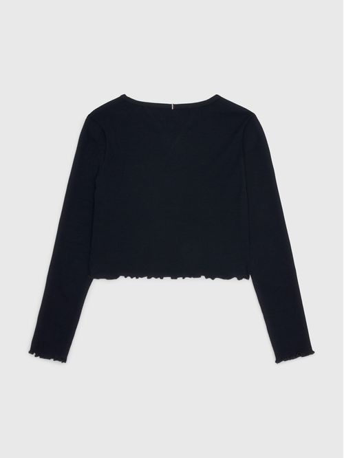 CAMISETA ESSENTIAL RIB TOP L/S NIÑA