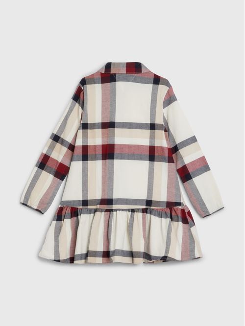 VESTIDO HILFIGER CHECK SHIRT DRESS NIÑA