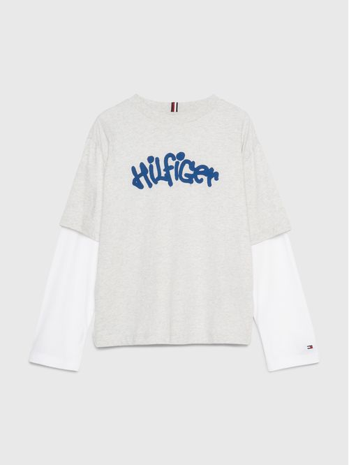 CAMISETA HILFIGER GRAFFITI TEE L/S NIÑO