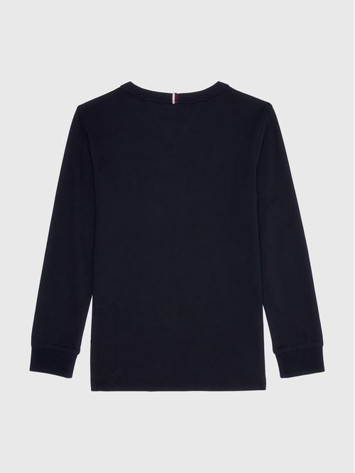 CAMISETA TOMMY HILFIGER LOGO TEE L/S NInO