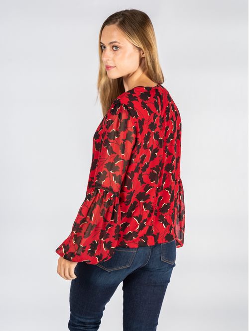 BLUSA ABSTRCT GINKO L-S BBL TOP